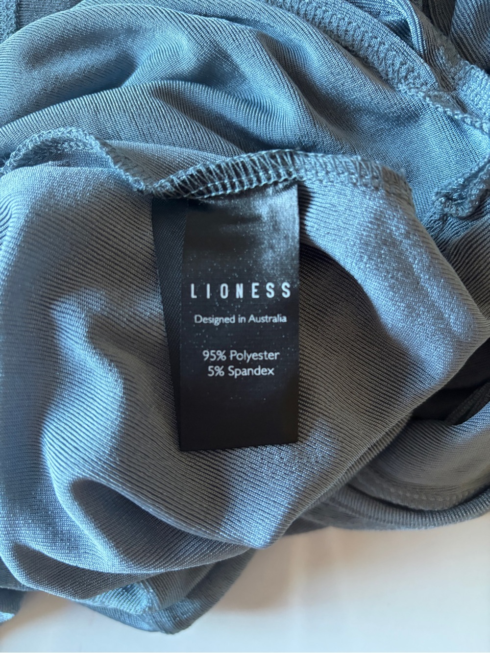 Lioness revolve fitted mini dress open back long sleeve shimmery blue gray xxs - Picture 8 of 9